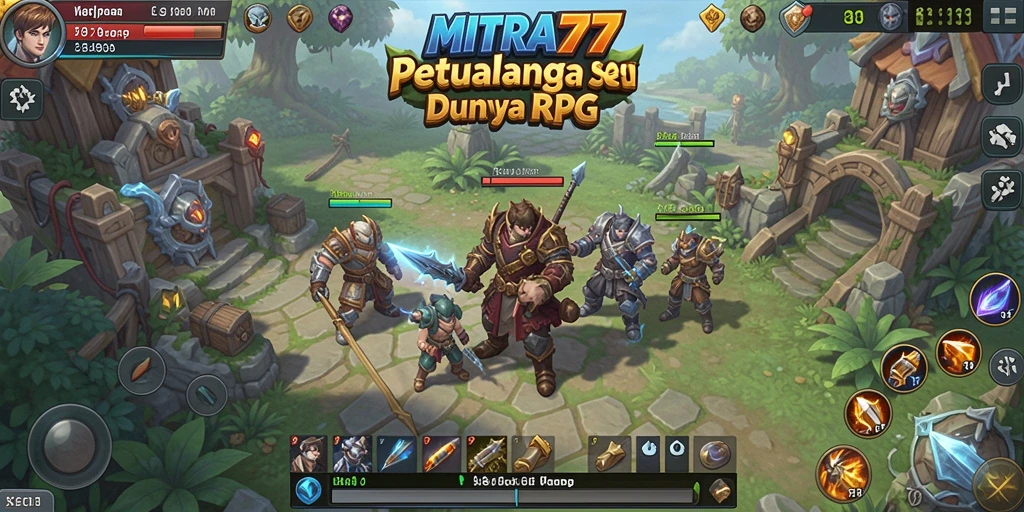 Tampilan gameplay seru dan grafis memukau dari MITRA77.