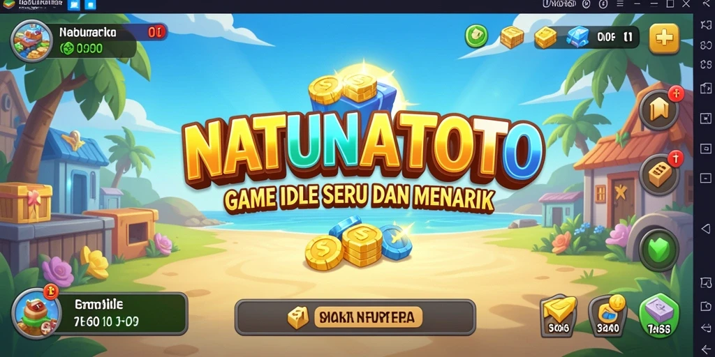 Tampilan gameplay seru dari NATUNATOTO yang penuh strategi.