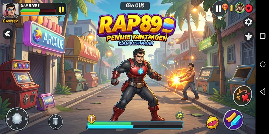 Tampilan gameplay seru dan menantang dari RAP89.