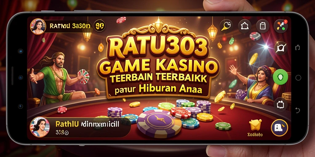 Tampilan gameplay seru di RATU303 yang menghadirkan sensasi Kasino.